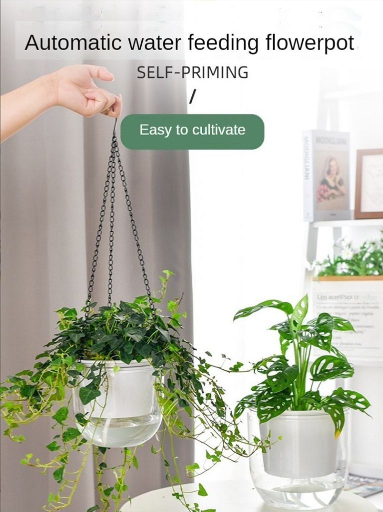 Závesný kvetináč Self Absorbing Voda Závesný kvetináč Obrázok produktu 8