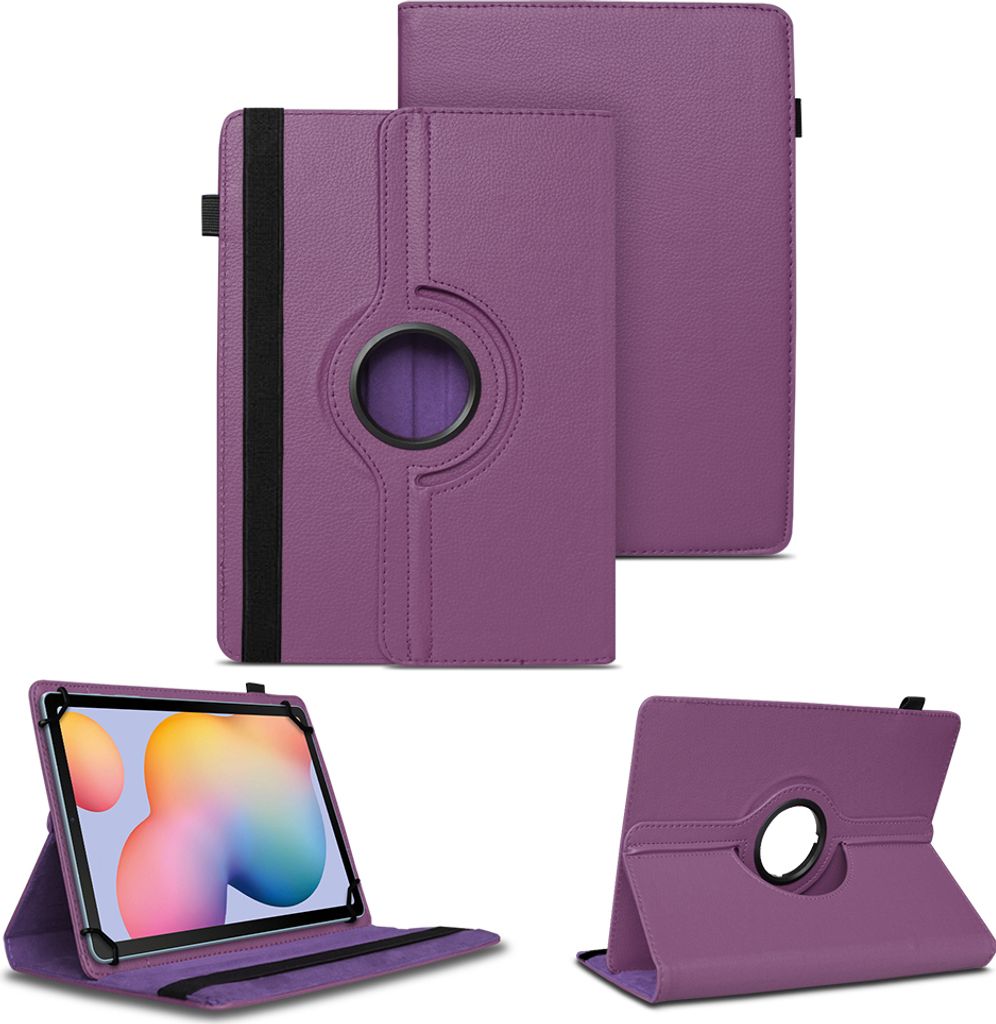 Tablet Hülle für Samsung Galaxy Tab S7 11 Zoll Schutzhülle Tasche Cover DrehbarFarben:Lila