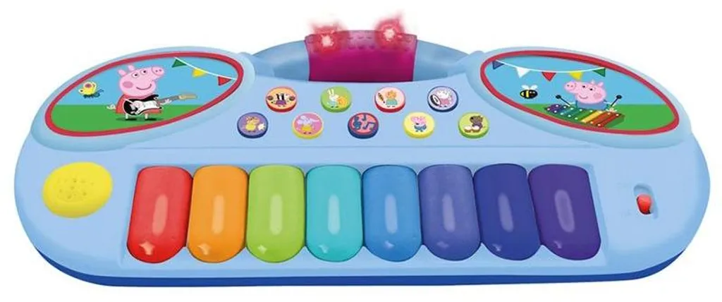 Clavier électronique Peppa Pig pour enfant avec micro rose à 32 touches - 6