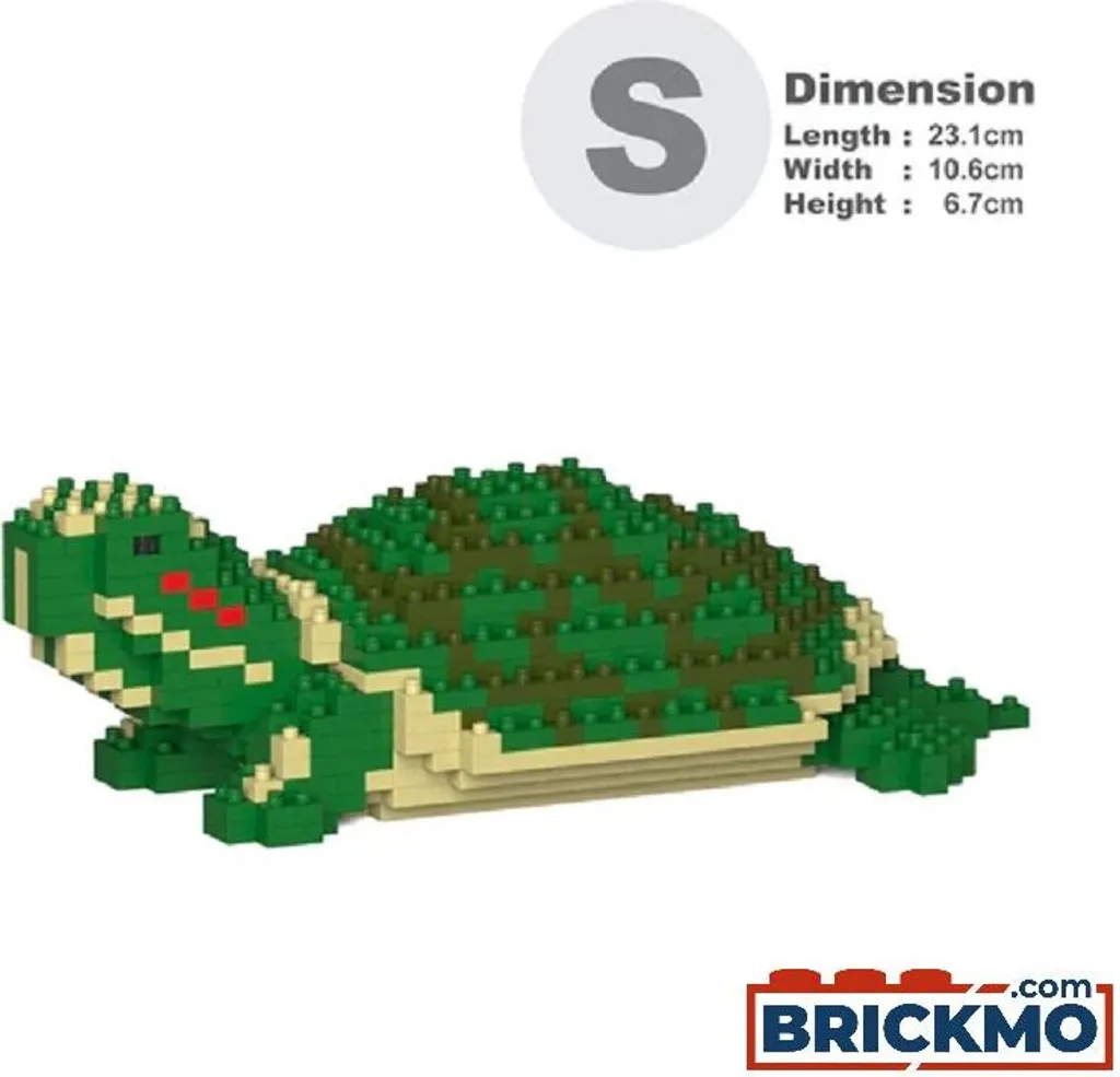 JEKCA Bricks Tortue à oreilles rouges 01 ST19TTE05 Jeu de Construction