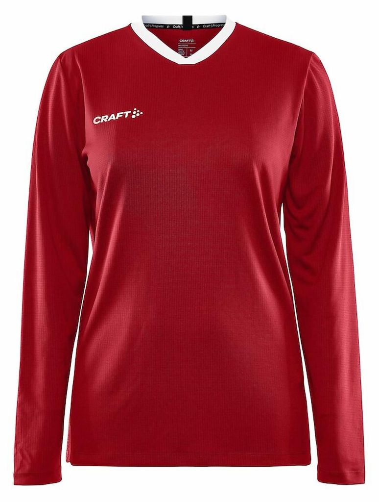 CRAFT Progress LS Basket Jersey W Bright Red S