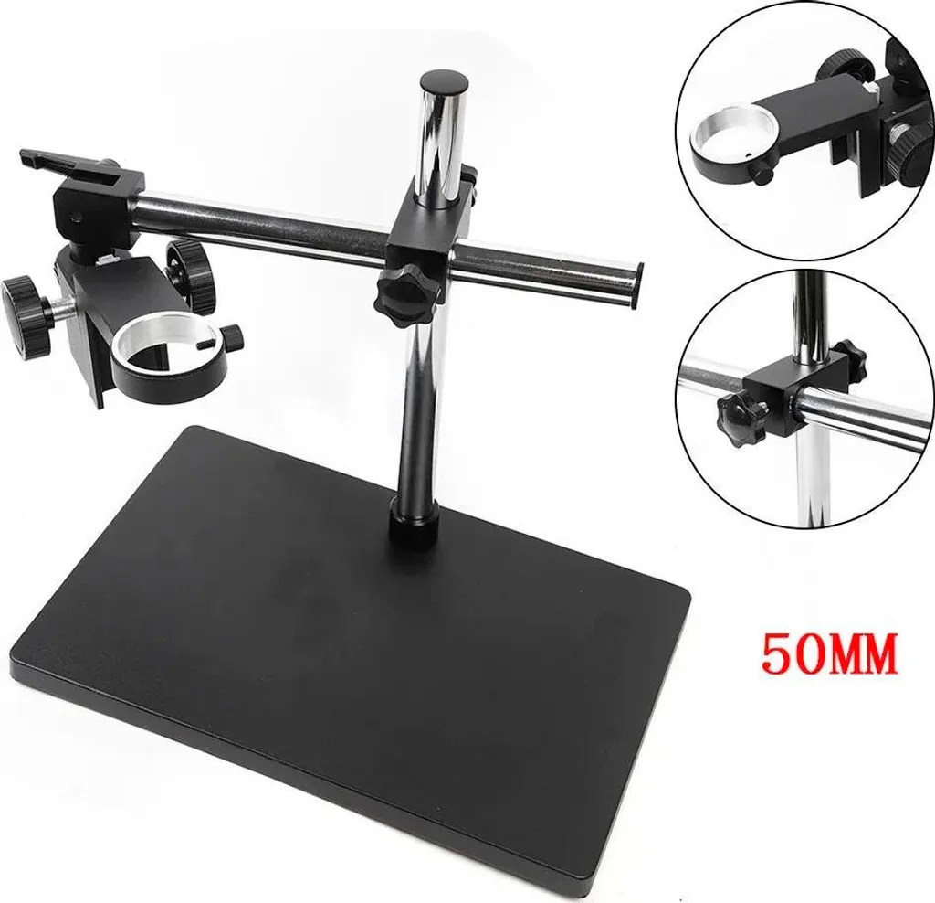 Support microscope réglable 32 cm en alliage robuste avec rotation - 4