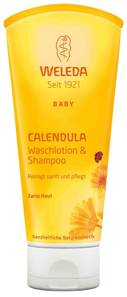 Weleda Calendula Waschlotion & Shampoo, Unisex, normale Produktbild 