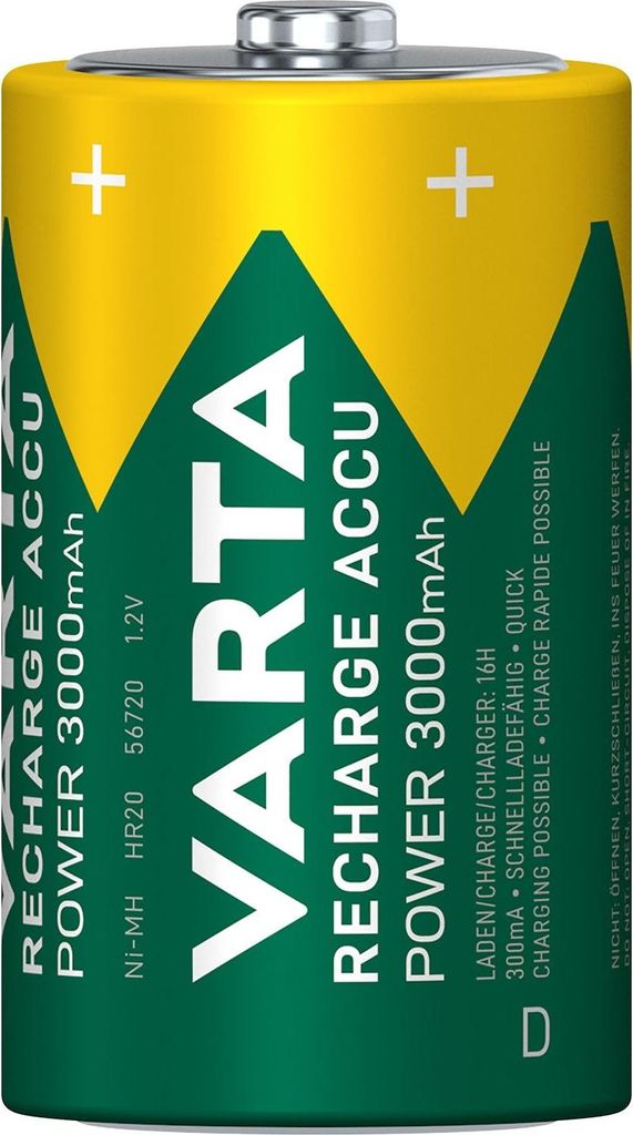 VARTA Akku Recharge Power Nickel-Hyd D HR20 1,2 V 3000 mAh Obrázok produktu 