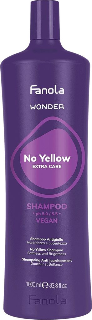 Fanola Shampoo Fanola Wonder No Yellow Shampoo 1000ml Produktbild 