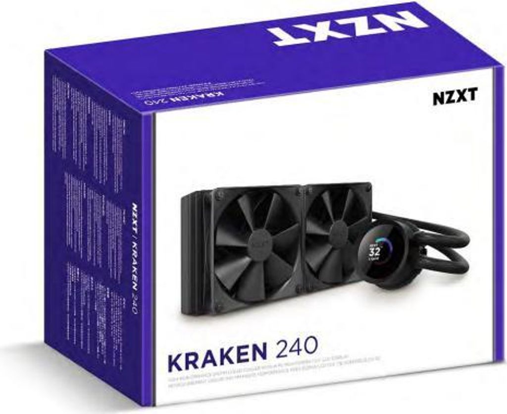 NZXT Kraken 240 Processor Raffreddatore a liquido Immagine del prodotto 