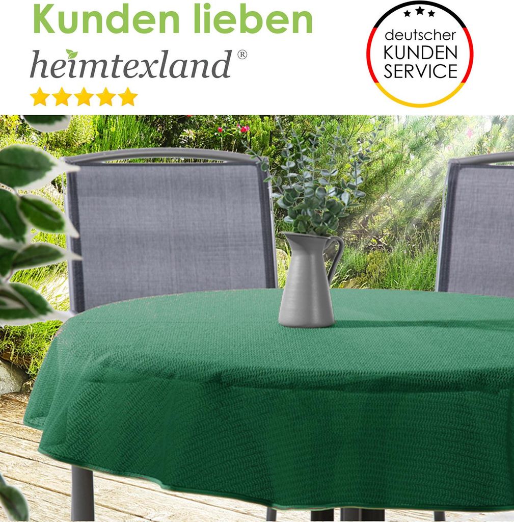 heimtexland ® Outdoor Tischdecke Gartentischdecke