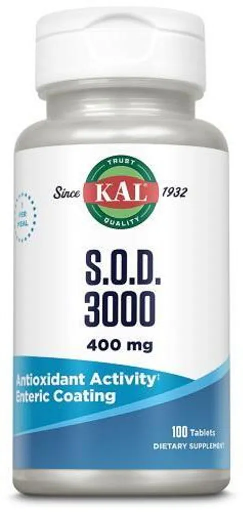 Lutter contre le Stress Oxydatif avec SOD 3 - 100 Comprimés Entériques
