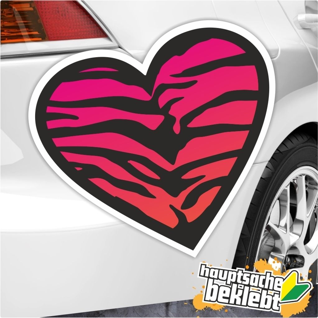 Kiwistar - Autoaufkleber - Tiger Aufkleber - für Auto, Laptop, Fahrrad, LKW, Motorrad Aufkleber mehrfarbig Sticker Decal