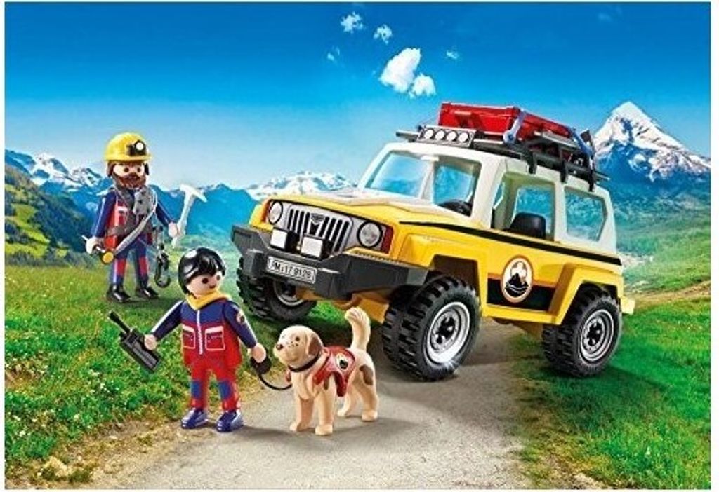 PLAYMOBIL 9128 - Bergretter-Einsatzfahrzeug Produktbild 5