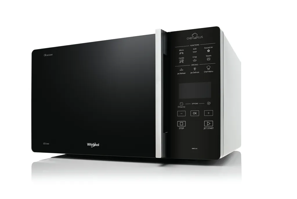 Whirlpool MCP 349 SL Micro-ondes Combiné 25L 800W Noir et Argenté
