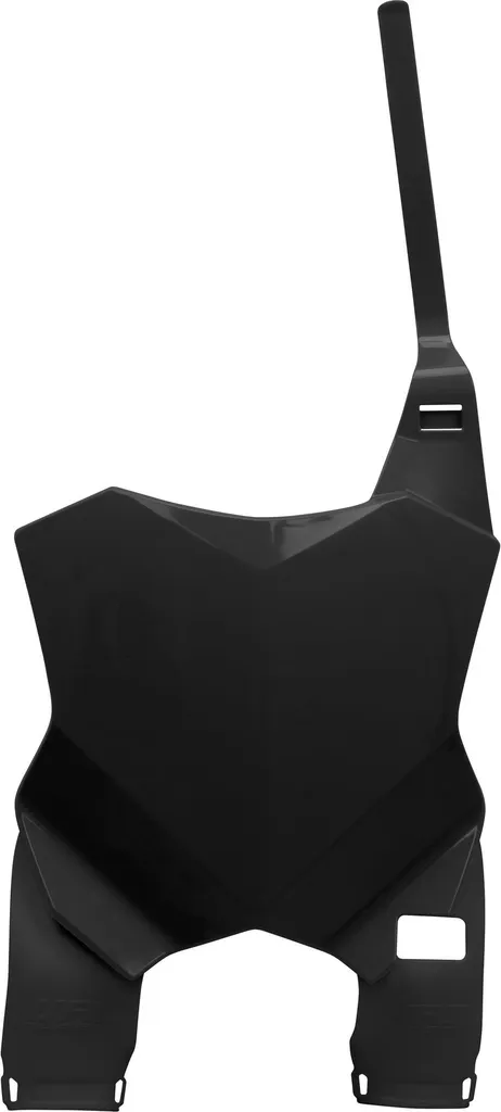 Cache plaque numéro avant moto noir Kawasaki KX F 250 450 2016-2024