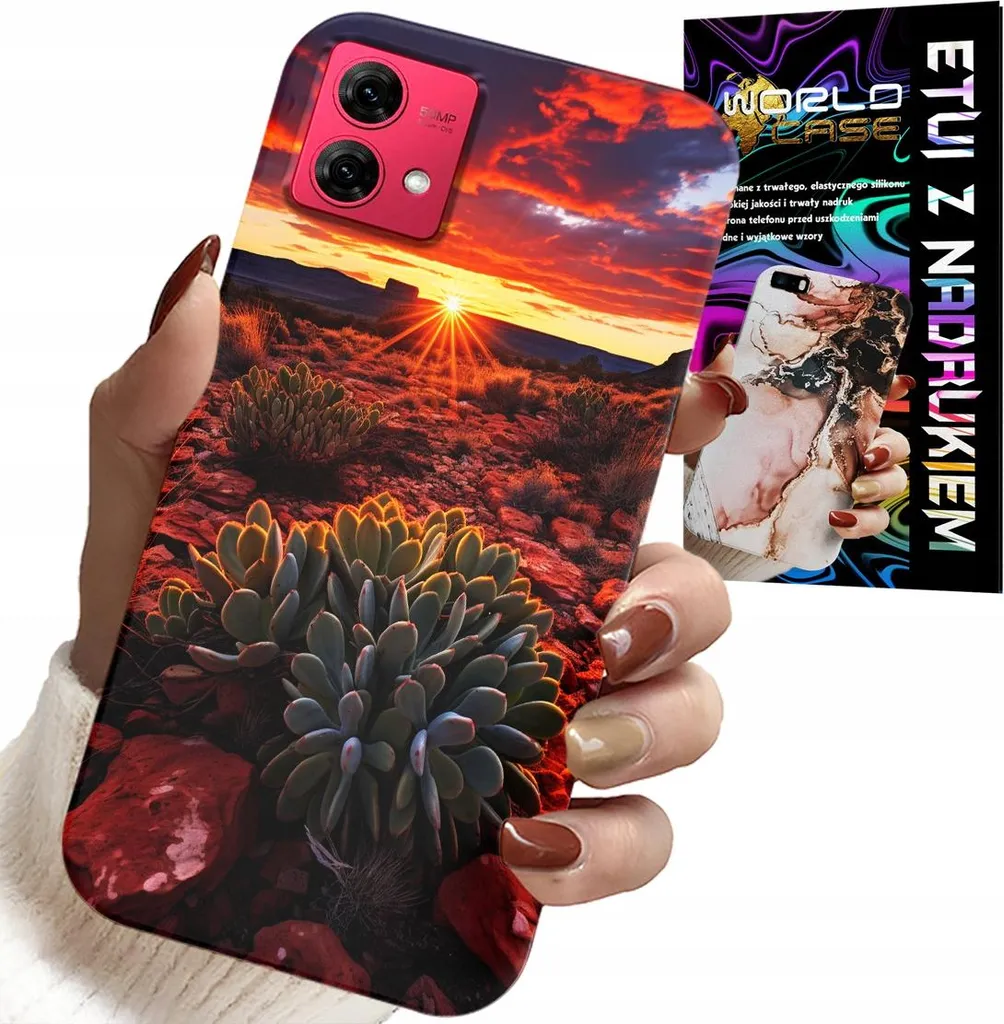 Cover Motorola Edge 40 Neo + Vetro - Protezione Deserto Messicano 5G