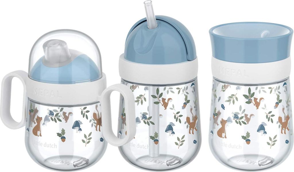 Mepal MIO Trinklernbecher Set 3-teilig Forest Friends Produktbild 