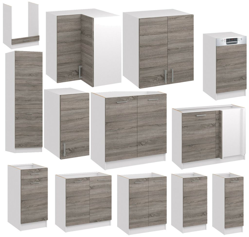Wiho Küchen Unterschrank »Linz«, 50 Cm Breit, In Landhaus-Optik