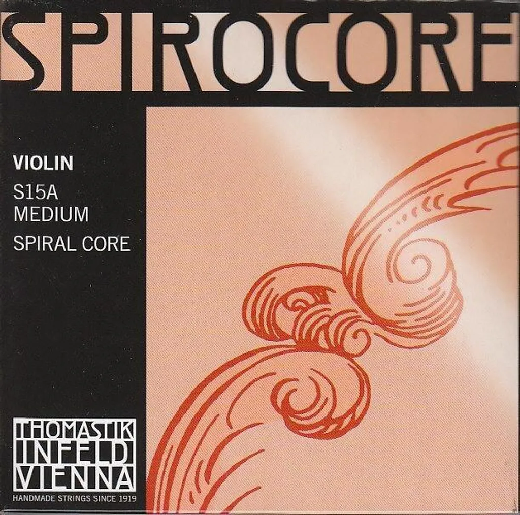 Cordes Violon 4/4 Thomastik Spirocore S15A pour Jeu Puissant Pro