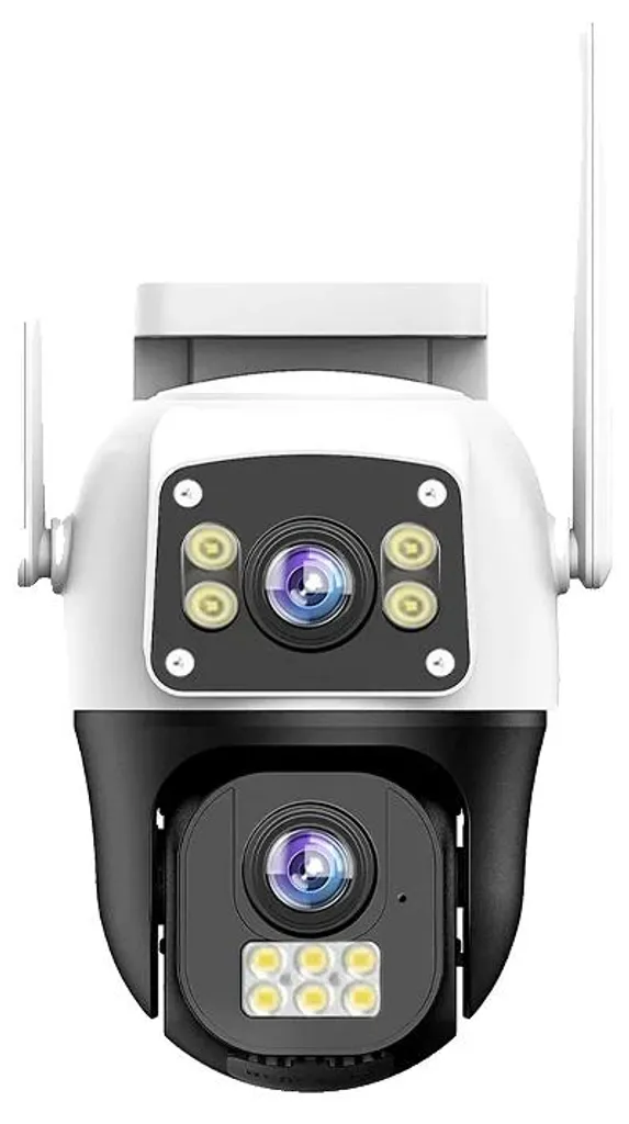 Caméra 4G pour Chantier et Zone Isolée avec Vision Nocturne Double Lentille