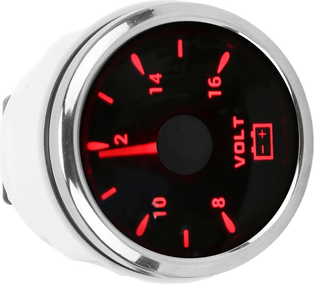 jauge de tension marine 52mm 8?16V Pointeur 7 couleurs Image du produit 