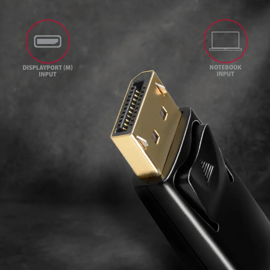 Convertitore Attivo DisplayPort a HDMI AXAGON RVD-HI14N 4K Nero - 4