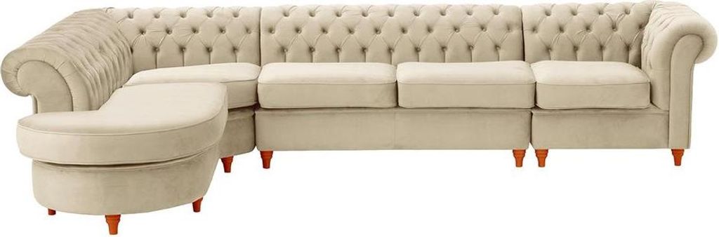 Chesterfield Modul-Ecksofa, links-Velluto 2-aveo