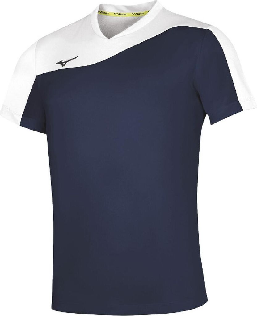 Mizuno Uni TEAM AUTH. MYOU TEE - V2EA7003, Farbe:Dunkelblau, Textil:S