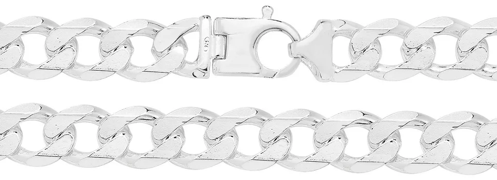 Bracelet Homme Argent fin 925 - 22cm x 13mm Gourmette TRS24233 Luxe