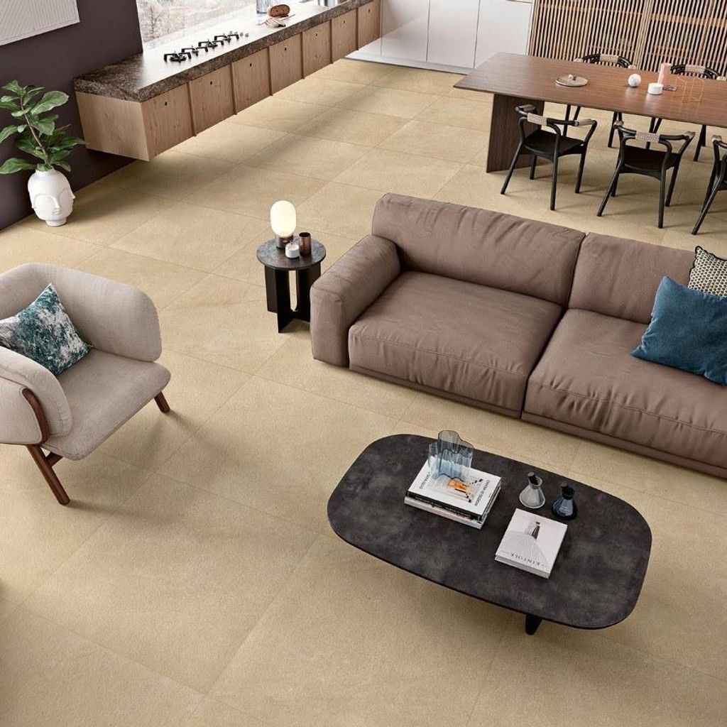 CASA39 Fliesen Betonoptik Beige 90x90 cm Margres Hybrid