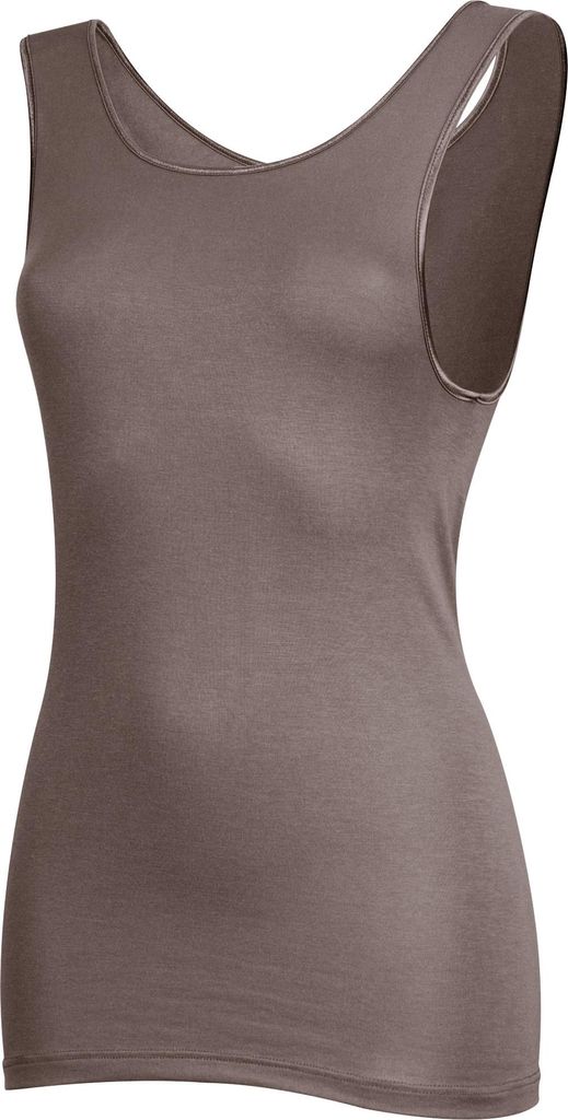 Erwin Müller Damen-Unterhemd taupe 46 / 48