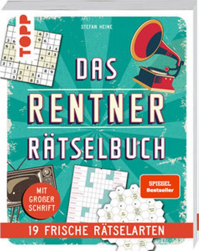 Das Rentner-Rätselbuch - 19 frische Rätselarten mit Obrázek produktu 