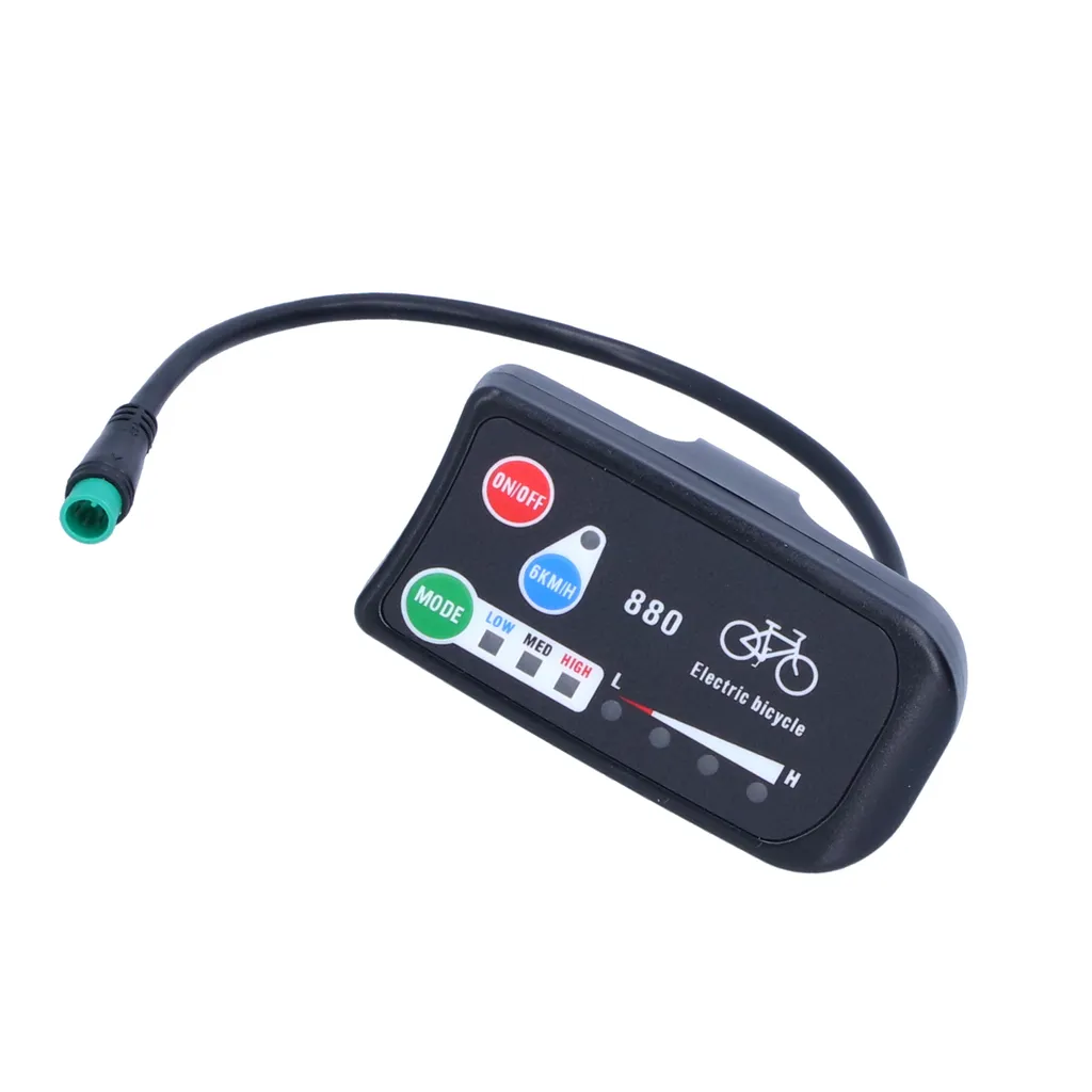Misuratore LED880 per E-bike 36V-48V | Ricambio Originale KT Controller - 5