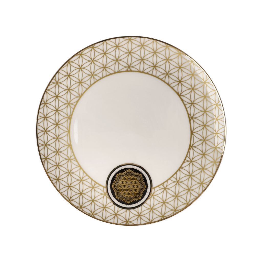 Goebel Blume des Lebens weiß (Teller, Fine Bone China) Produktbild 