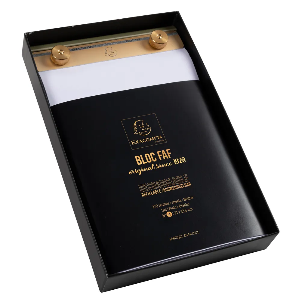 Bloc-notes de Bureau FAF N° 4 Blanc Uni pour Notes et Mémos Rapides