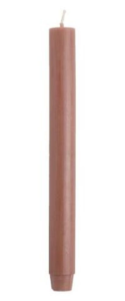 Rustikálne sviečky do svietnikov, 2,6 × 30 cm – staroružová Obrázok produktu 