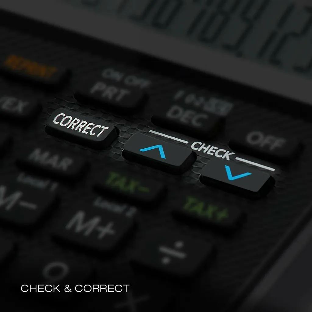 Calculatrice d’impression Casio pour éviter les erreurs de saisie comptable