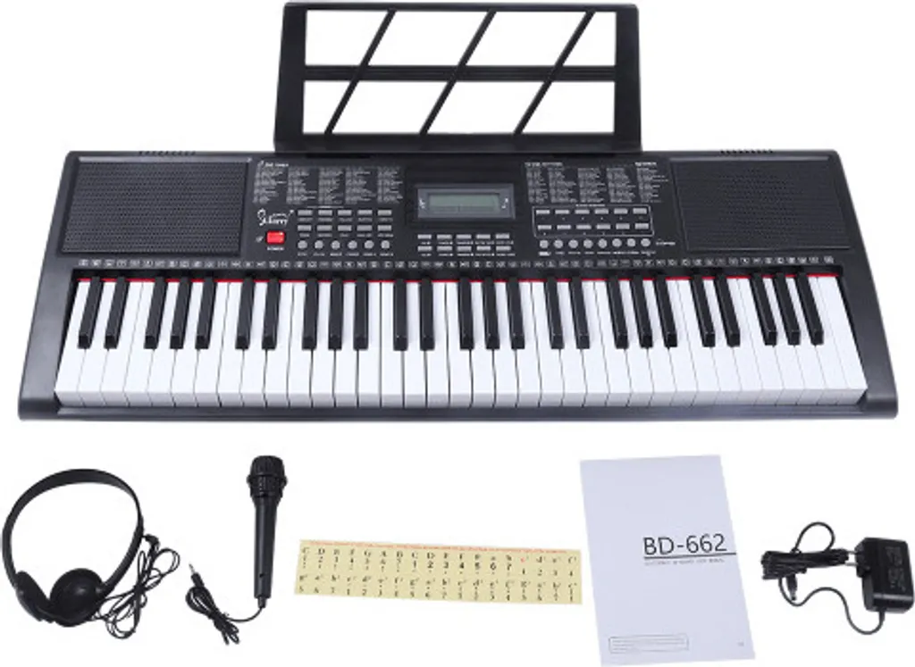 Apprendre le Piano à la Maison : Clavier 61 Touches avec Entrée Casque
