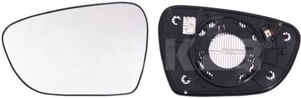 Miroir de remplacement pour rétroviseur Kia CeeD JD Côté Conducteur