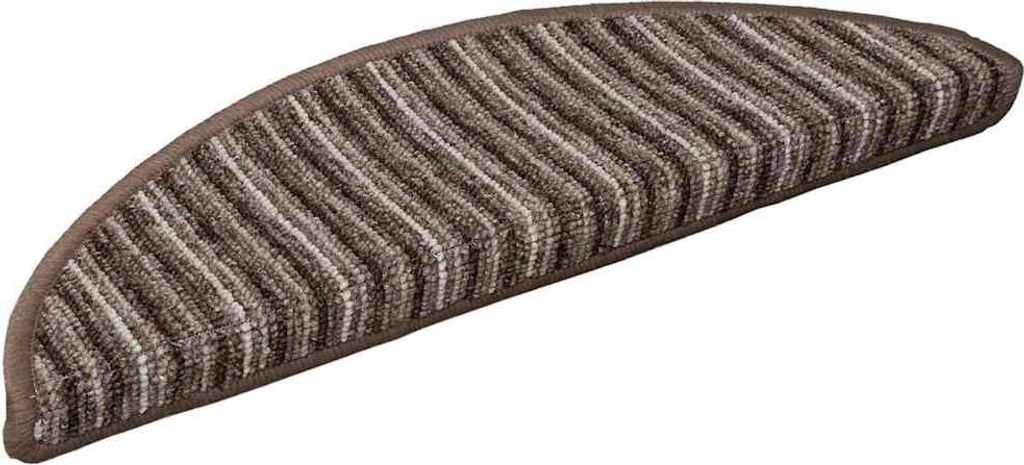 Selbstklebende Treppenschoner 15 pcs Braun 56 x 17 x 3 cm