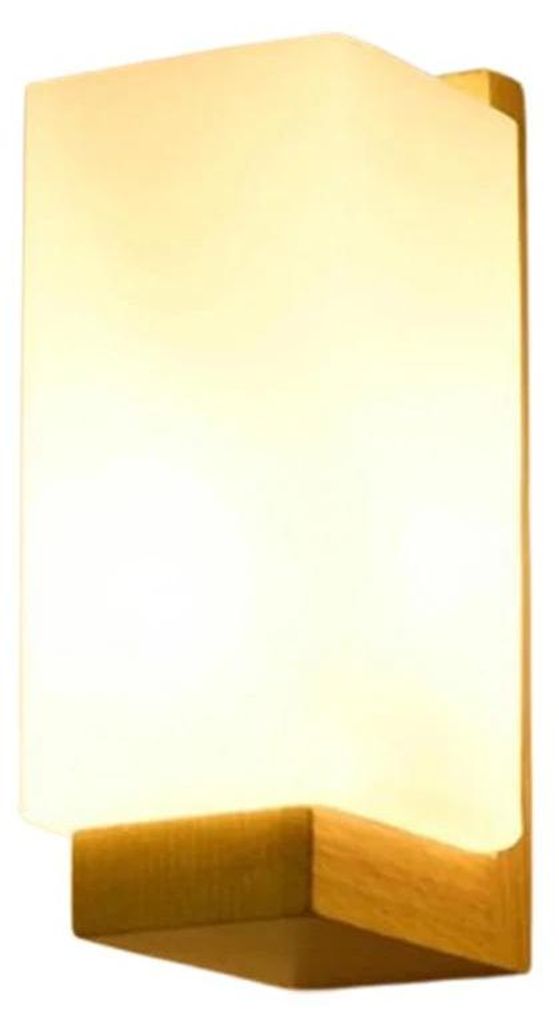 Wandleuchte - E27 Fassung - Modernes minimalistisches Design - Glasschirm - Wandmontage - 220 V AC - Nicht dimmbar - Ohne Leuchtmittel - Braun