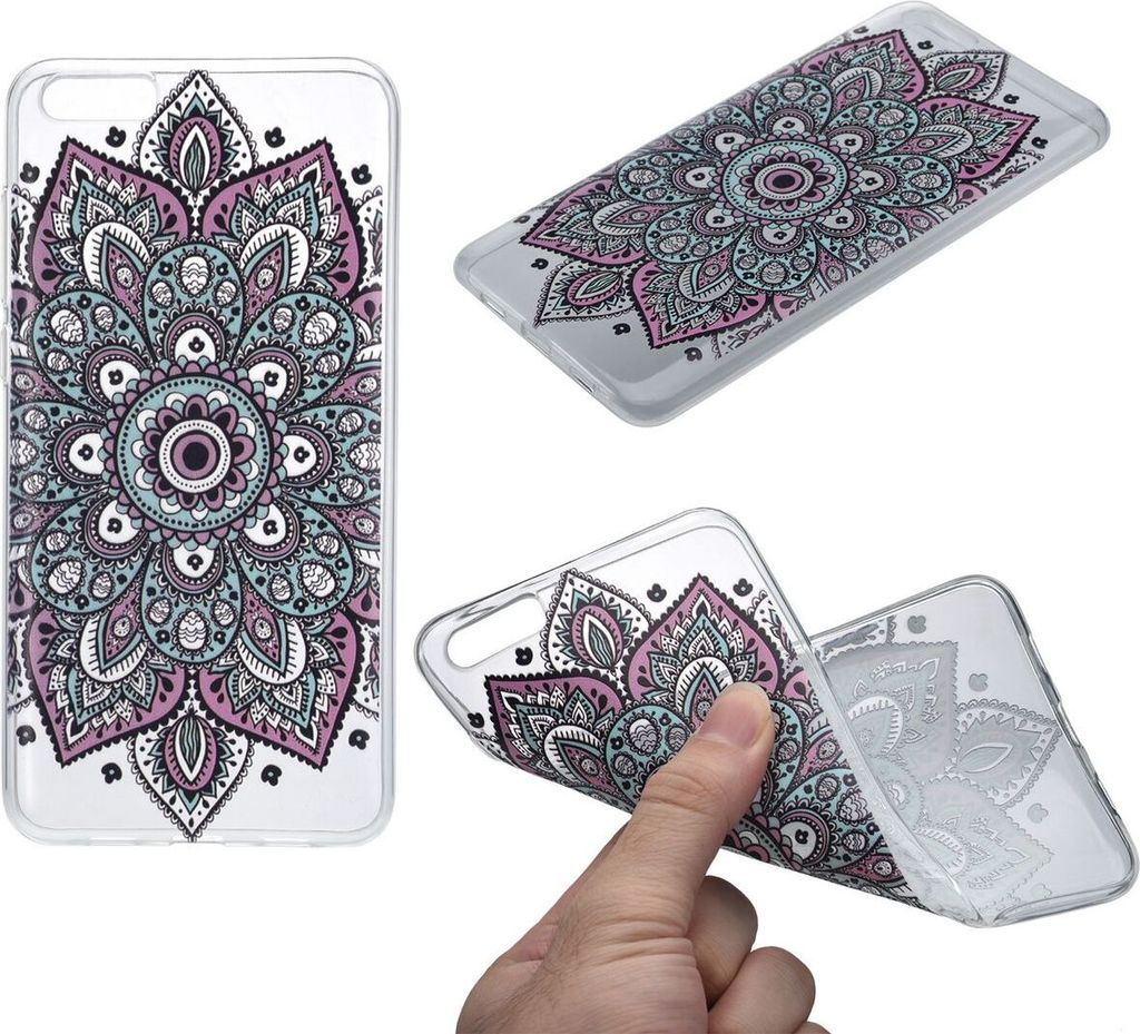 Henna Cover für Xiaomi Redmi Note 4 Case Schutz Hülle Silikon Tattoo Bunt