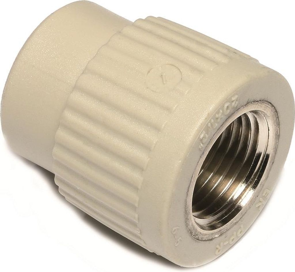 Adapter Wavin Ekoplastik PPR-CT LF d32 x 3/4 ̋ Innengewinde aus Metall