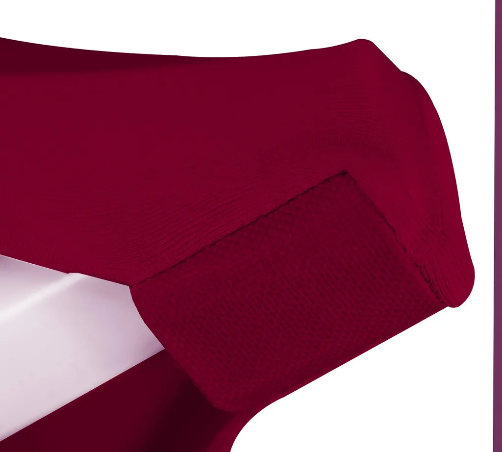 Housse Table de Réception Mange-Debout Ø70cm Bordeaux - Pack de 5 - 3