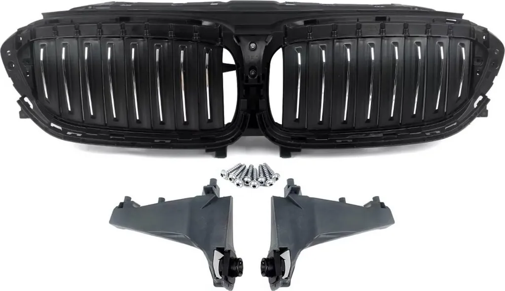 Calandre active BMW Série 5 G30 G31 2017-2020 en noir et chrome luxe