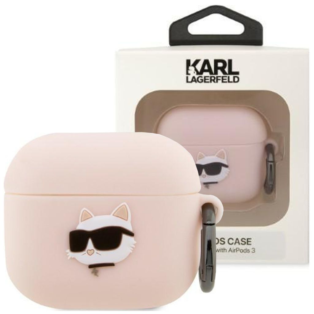 Etui Karl Lagerfeld Kla3Runchp Na Airpods 3 Cover - Różowe Zdjęcie produktu 