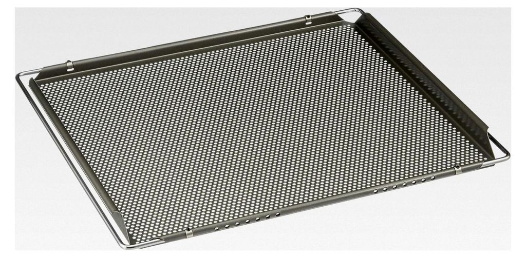 Backblech - 40 x 35 cm - verstellbar mit Speziallochung - hochwertige Antihaftbeschichtung