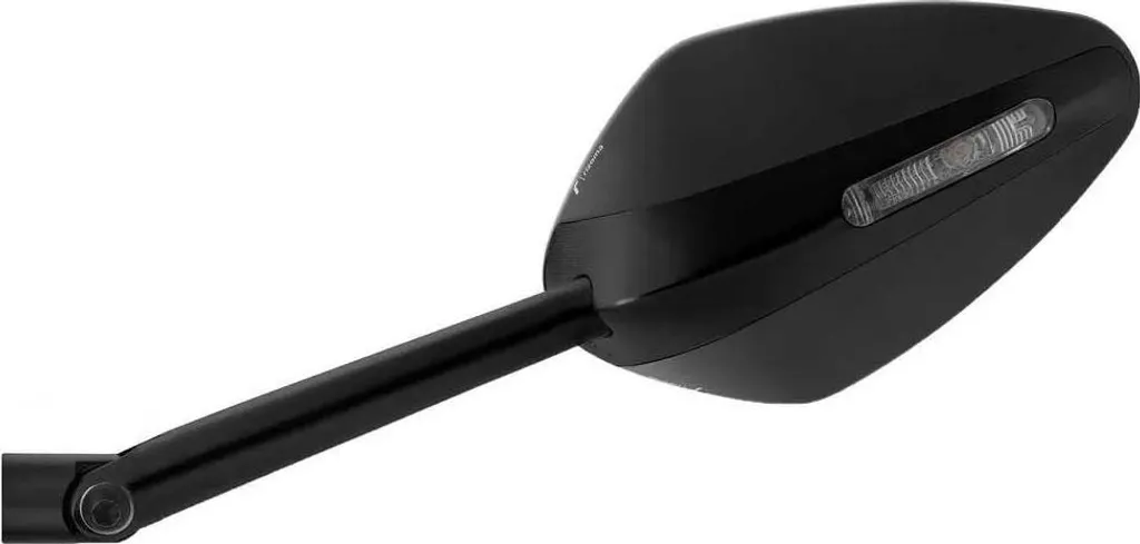 Rizoma Veloce L Sport BS305 Miroir Moto Aérodynamique Noir en Alu CNC