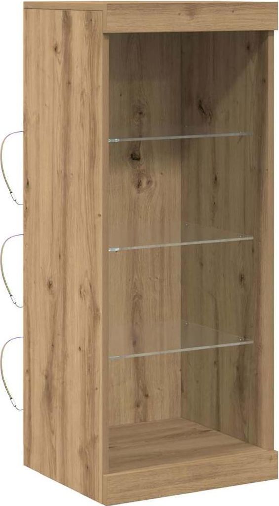 SYFAX Sideboard Eiche handwerklich 41 x 37 x 100 cm Holzwerkstoff