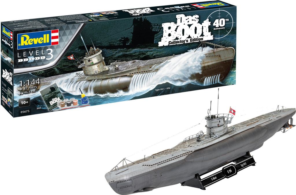 Revell DAS BOOT 40th Y. Gift Set - Verbrauchereinheit Immagine del prodotto 
