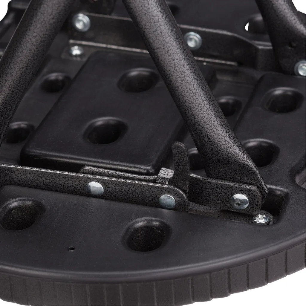 Tabourets pliants 2 pièces structure acier avec assise confortable - 6