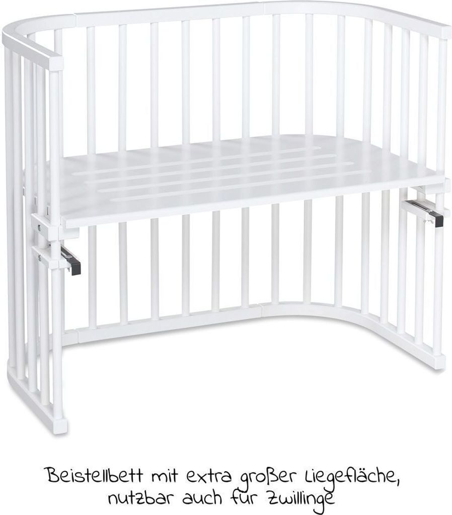 babybay Maxi Beistellbett, weiß lackiert Produktbild 10