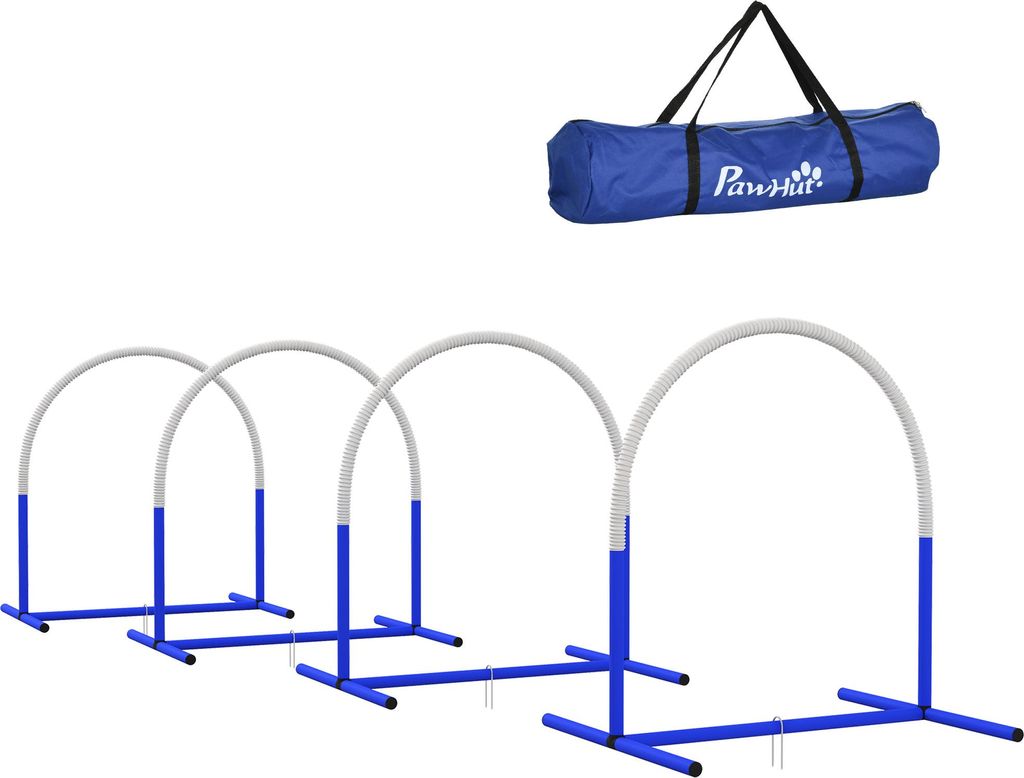 PawHut Dog Agility Training Equipment, zestaw do agility Zdjęcie produktu 